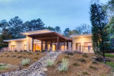 Modern, age-in-place, net zero passive house by Chapel Hill architectArielle Condoret Schechter, AIA